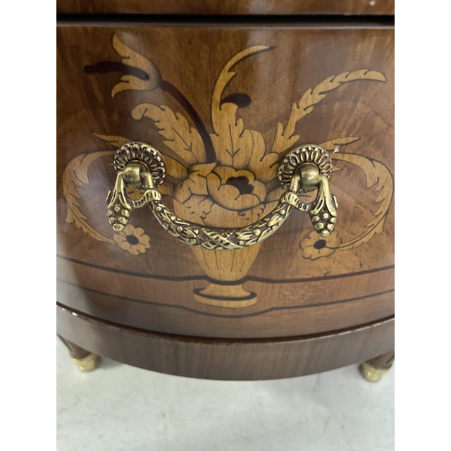Louis Philippe XVI Triptych Dresser and Bedside Tables, Set of 3 For Sale - Image 9 of 17