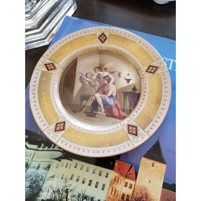 White Late 19th Century Royal Vienna Porcelain Plate For Sale - Image 8 of 9
