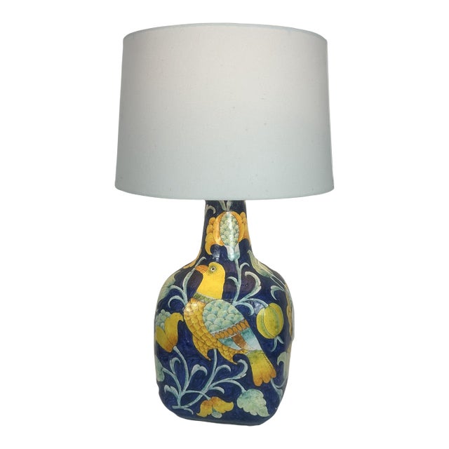 Vintage Italian Ceramic Table Lamp For Sale
