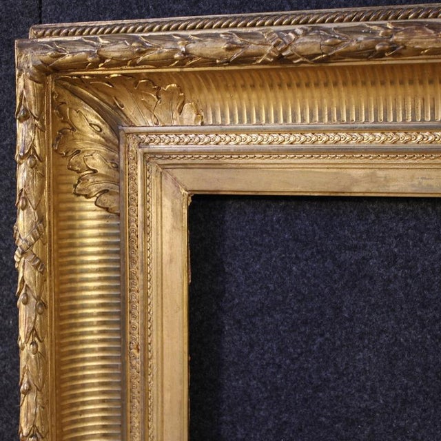 20th Century Louis XVI French Gilded Frame, 1920s For Sale - Image 9 of 13