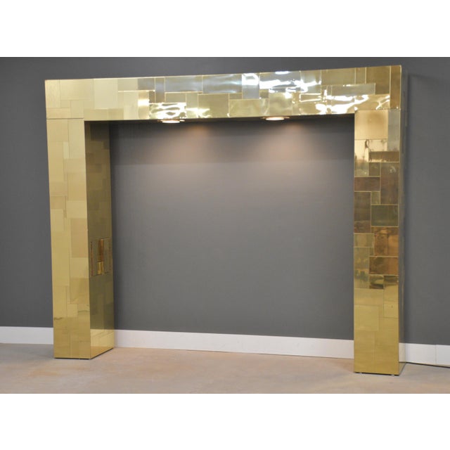 1970s 1970s Paul Evans Cityscape Brass Headboard For Sale - Image 5 of 12