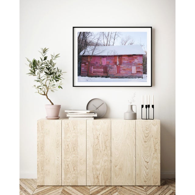 Paper 'Artful Barn' Photograph, Rural Massachusetts New England Art Print, Large 60 X 40" Fine Art Photography Print For Sale - Image 7 of 11