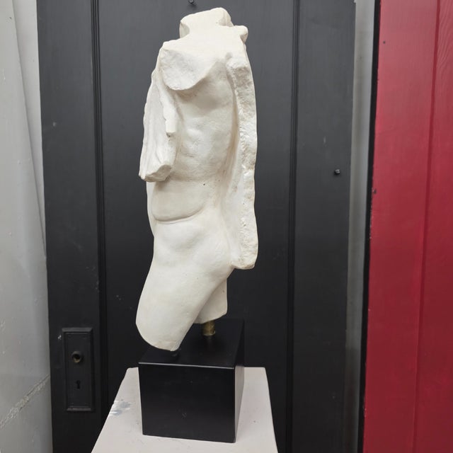 1980s Metropolitan Museum of Art Classical Torso Sculpture, 1982 For Sale - Image 5 of 10