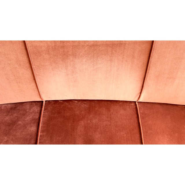 Mid-Century Modern Velvet Three-Seater Sofa by Marco Zanuso for Arflex, Italy, 1950s For Sale - Image 12 of 18
