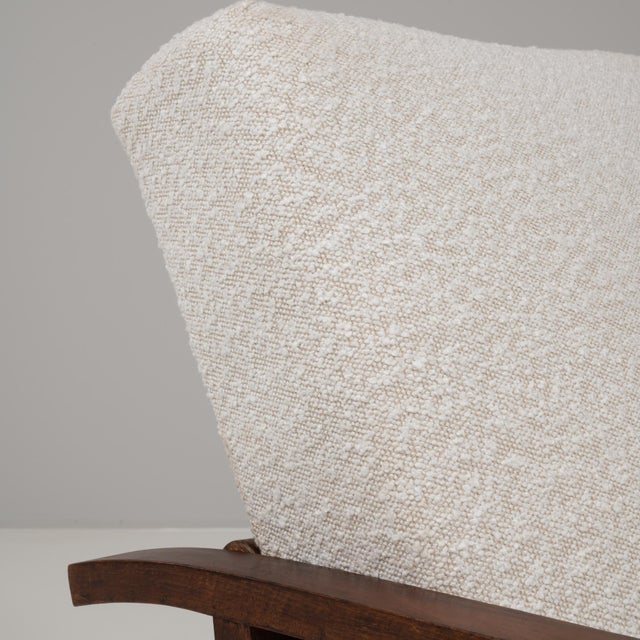 20th Century Czech Reclining Upholstered Armchair For Sale - Image 11 of 18