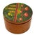 Mid-Century Modern 1940s Hand-Painted Flamingo Scenic "Ecuador" Hardwood Trinket Box For Sale - Image 3 of 5