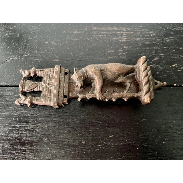 English Warwick Bear Door Knocker For Sale - Image 12 of 14