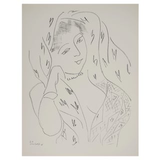 Henri Matisse, Young Woman with Décolleté, Lithograph For Sale