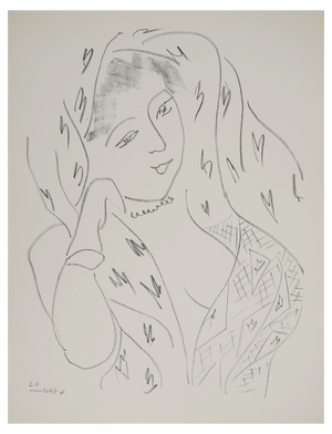 Henri Matisse, Young Woman with Décolleté, Lithograph