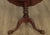Chippendale Style Vintage Custom Mahogany Tilt Top Pie Crust Table For Sale - Image 11 of 13