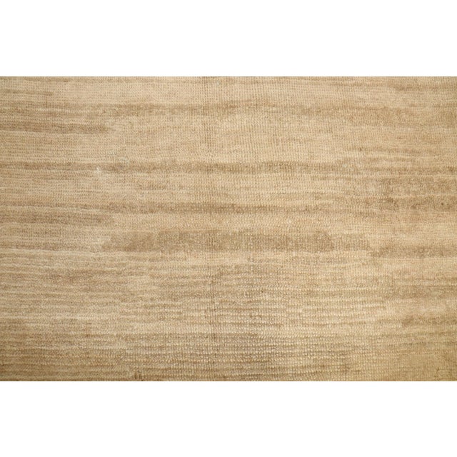 Textile Light Brown Turkish Kars Rug no. j2525 For Sale - Image 7 of 8