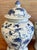 These are a beautiful pair of large blue & white Chinese porcelain temple/ginger jars. This Baluster style vase has a...