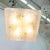 Square Molded Glass Flush Mount For Sale - Image 9 of 10