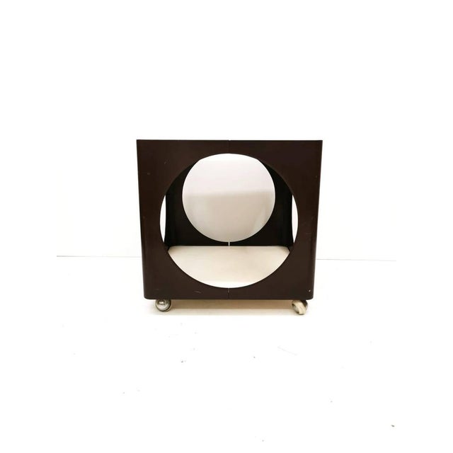 Beige Cubic Space Age Coffee Table, 1970s For Sale - Image 8 of 11