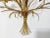 Mid 20th Century Vintage Tole Gilt Sheaf of Wheat Candle Wall Sconce For Sale - Image 5 of 6