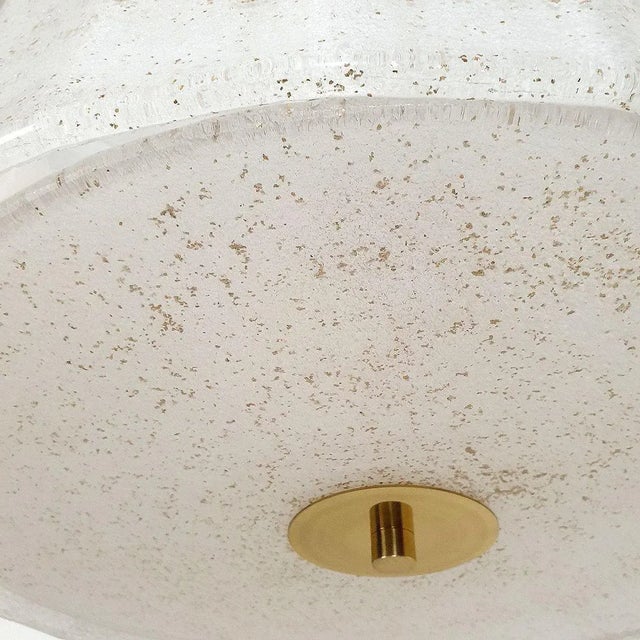 White Murano Glass Chandelier 1970s For Sale - Image 10 of 12