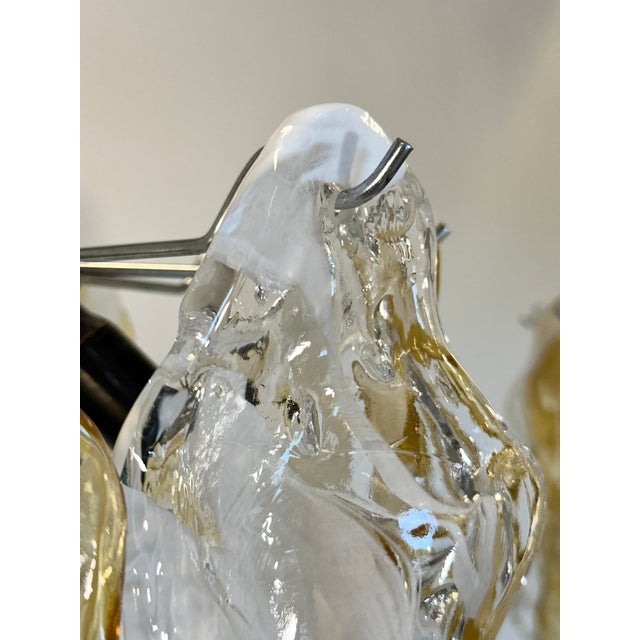 Murano Glass Chandeliers, 1970s, Set of 2 For Sale - Image 9 of 18