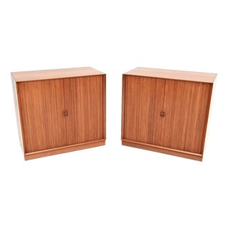 Vintage Danish Teak Cabinets by Peter Hvidt and Orla Molgaard Nielsen for Søborg Møbelfabrik, 1960s, Set of 2 For Sale