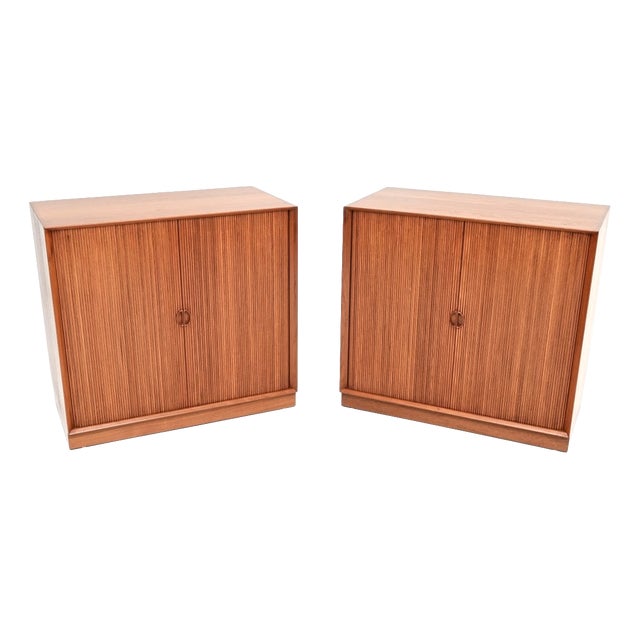 Vintage Danish Teak Cabinets by Peter Hvidt and Orla Molgaard Nielsen for Søborg Møbelfabrik, 1960s, Set of 2 For Sale