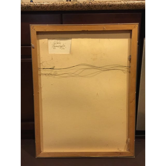 Paul Jenkins Paul Jenkins "Phenomena Egyptian Vase" Still Life Original Watercolor Painting 1975 For Sale - Image 4 of 6