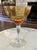 Exceptional set of seven vintage elegant glass champagne coupes made by the renowned Cambridge Glass Company. Produced...