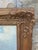 Textile Antique European Village Street Scene Oil Painting | Signed L. Hughes | Ornate Gilt Frame For Sale - Image 7 of 10