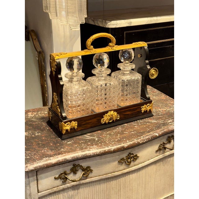 19th C. English Tortoise and Bronze Tantalus For Sale - Image 9 of 13