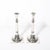 Pair of Silver Corinthian Column & Acanthus Sabbath Candlesticks by Ludwig Nast For Sale - Image 10 of 18