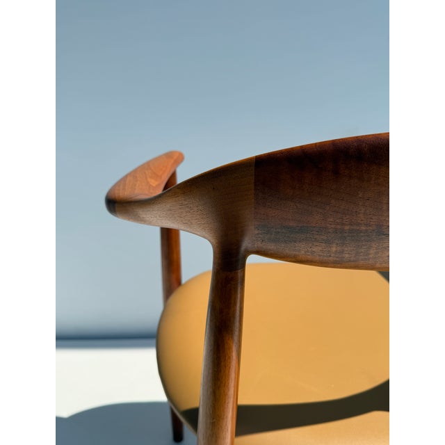 1960s 1960s Mid Century Teak Desk Chair For Sale - Image 5 of 12