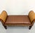 Vintage Pulaski Scroll Arm Bench For Sale In West Palm - Image 6 of 9