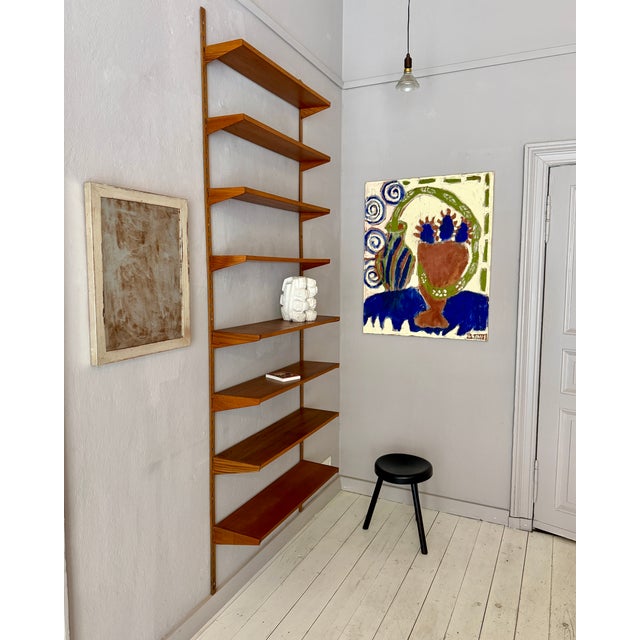 Mid-Century Modern Danish Teak Wall Shelving System by Kai Kristiansen for FM Møbler, 1965 For Sale - Image 10 of 11