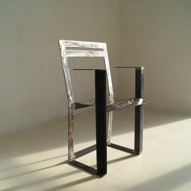 Modern Steel Chair by Albert in T Veld, 1980s For Sale - Image 16 of 18