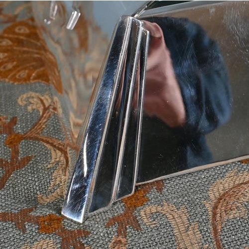 1920s Art Deco Silver Plate Cake Stand, 1920 For Sale - Image 5 of 11