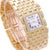 Gold Cartier Panthère Ruban Wg3009ta Factory Diamond 18k Gold Full Set Watch For Sale - Image 8 of 18