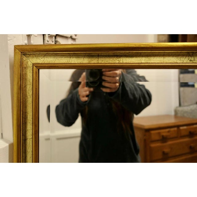 Gold Long Gilt Dressing Mirror, 1960s For Sale - Image 8 of 9