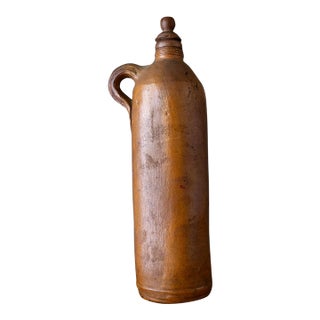 19th Century German Salt Glazed Water Jug From Roisdorf Mineral Spring For Sale