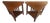 Mission Style Solid Cherry Ethan Allen American Impressions Corner Tables – Pair For Sale
