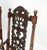 Pair of Carved Walnut Tall Backs New Upholstery Fireside Arm Side Chairs MINT! For Sale - Image 10 of 13