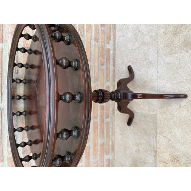 Mid-Century Wood Side Table or Jardinière, 1940s For Sale - Image 9 of 18