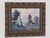 Rustic European Early 20th Century Winter Landscape Oil Painting For Sale - Image 3 of 3