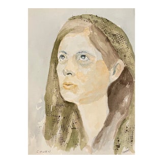 1990s Portrait of a Lady by Beth Cowen For Sale