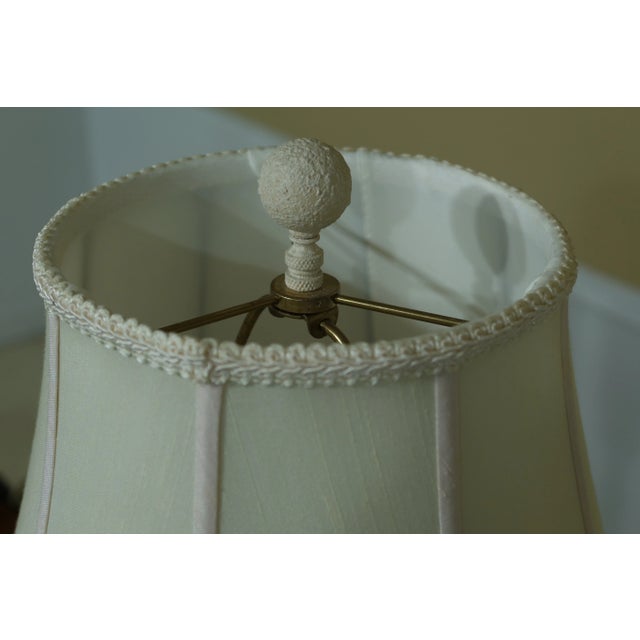 1980s Mosaic Urn Style Chic Table Lamp W. Shade For Sale In Philadelphia - Image 6 of 8