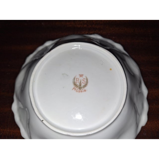 Late 19th Century Authentic r.s. Prussia Antique Porcelain Plate Made by the Reinhold Schlegelmilch Factory in Germany. For Sale - Image 5 of 7