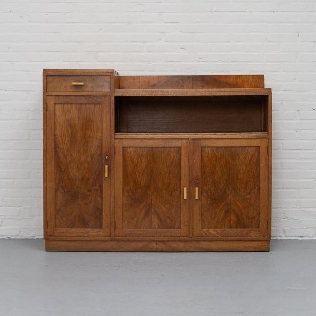 Wood Dutch Art Deco / Hague School Cabinet, 1920s For Sale - Image 7 of 16