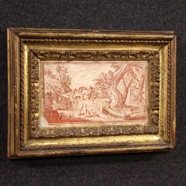 Sayter, Good Samaritan, 1749, Scagliola Panel on Slate For Sale - Image 11 of 16