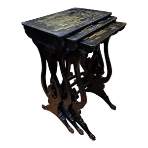 19th Century Set of Three Chinese Nesting Tables