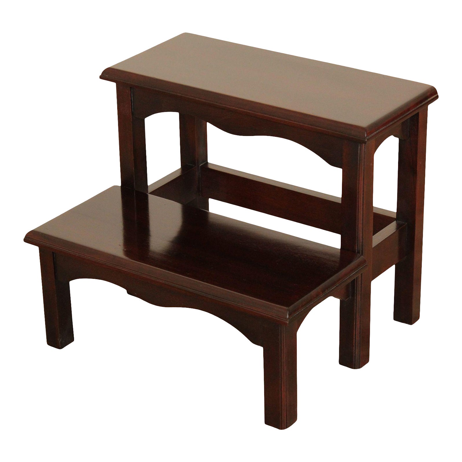 Traditional Solid Mahogany Bed Steps Chairish
