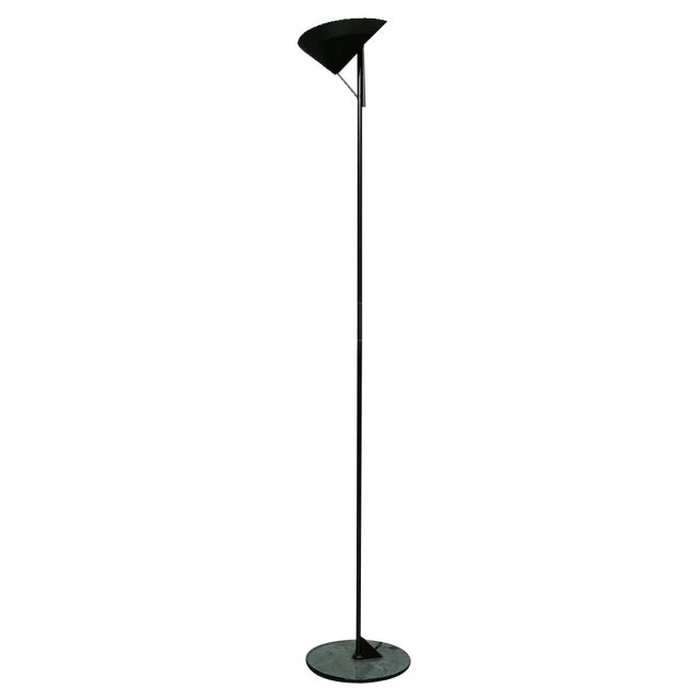 Black Floor Lamp from Antonangeli, 1980s For Sale