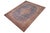 Art Nouveau Boho Chic 1990's Vintage Blue/Brown Wool Rug - 8'0'' X 11'2'' For Sale - Image 3 of 10