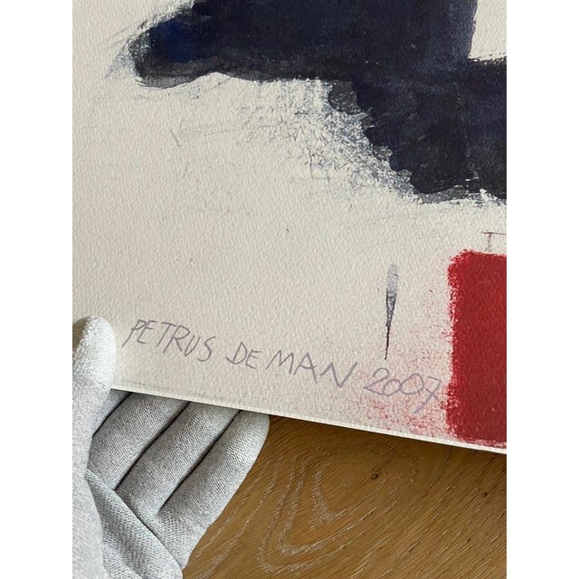 Petrus De Man, Sans Titre, 2007, copyright by P. De Man 2010 Belgique Great quality screen print, very good condition.